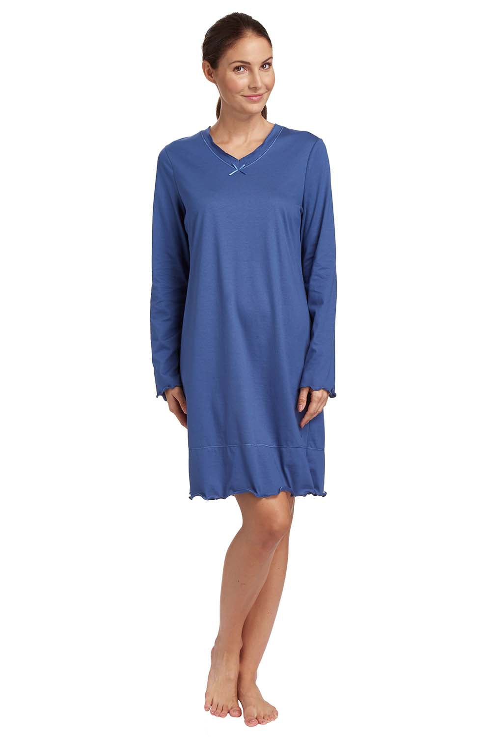 r-sch-be-happy-nachthemd-langarm-bigshirt-grau-baumwolle image 6