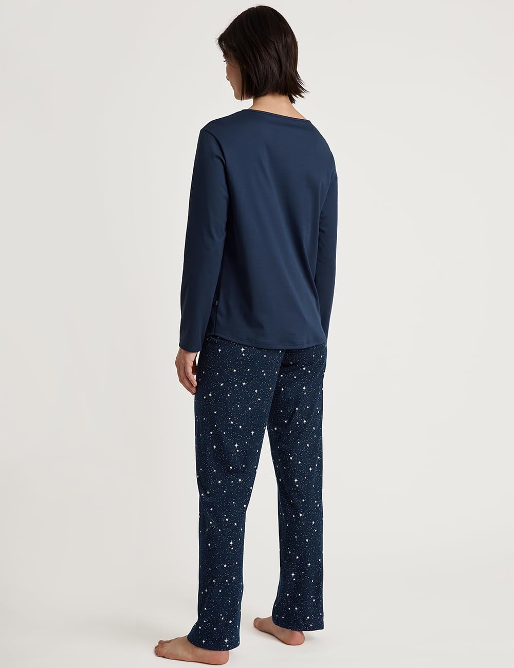 calida-sweet-dreams-pyjama-damen-lang-baumwolle-dahlia-pink image 3