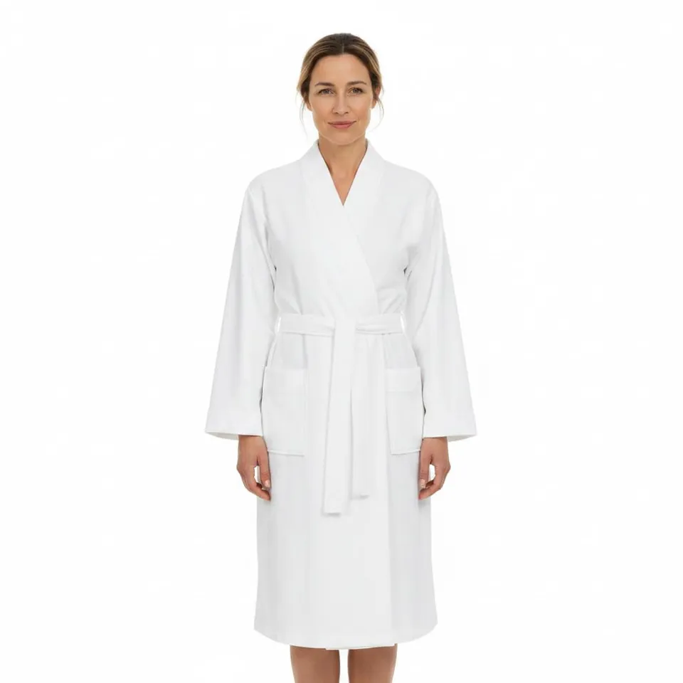 ringella-women-men-bademantel-frottee-unisex-wei-langarm image 1