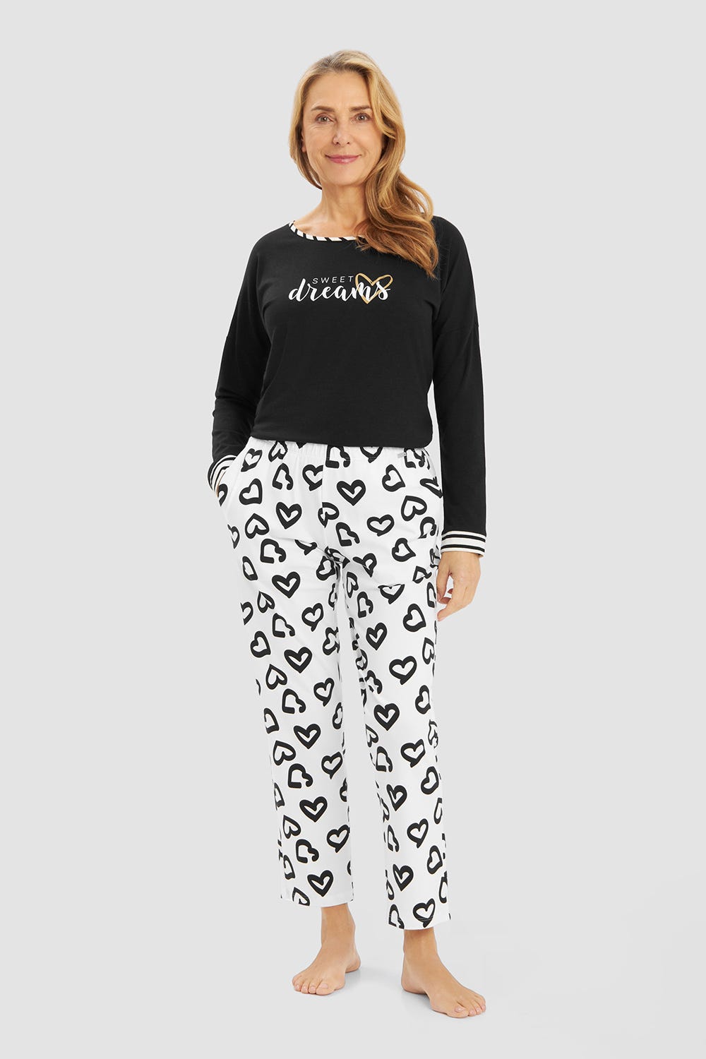 r-sch-be-happy-7-8-hose-pyjamahose-wei-herzmuster image 4
