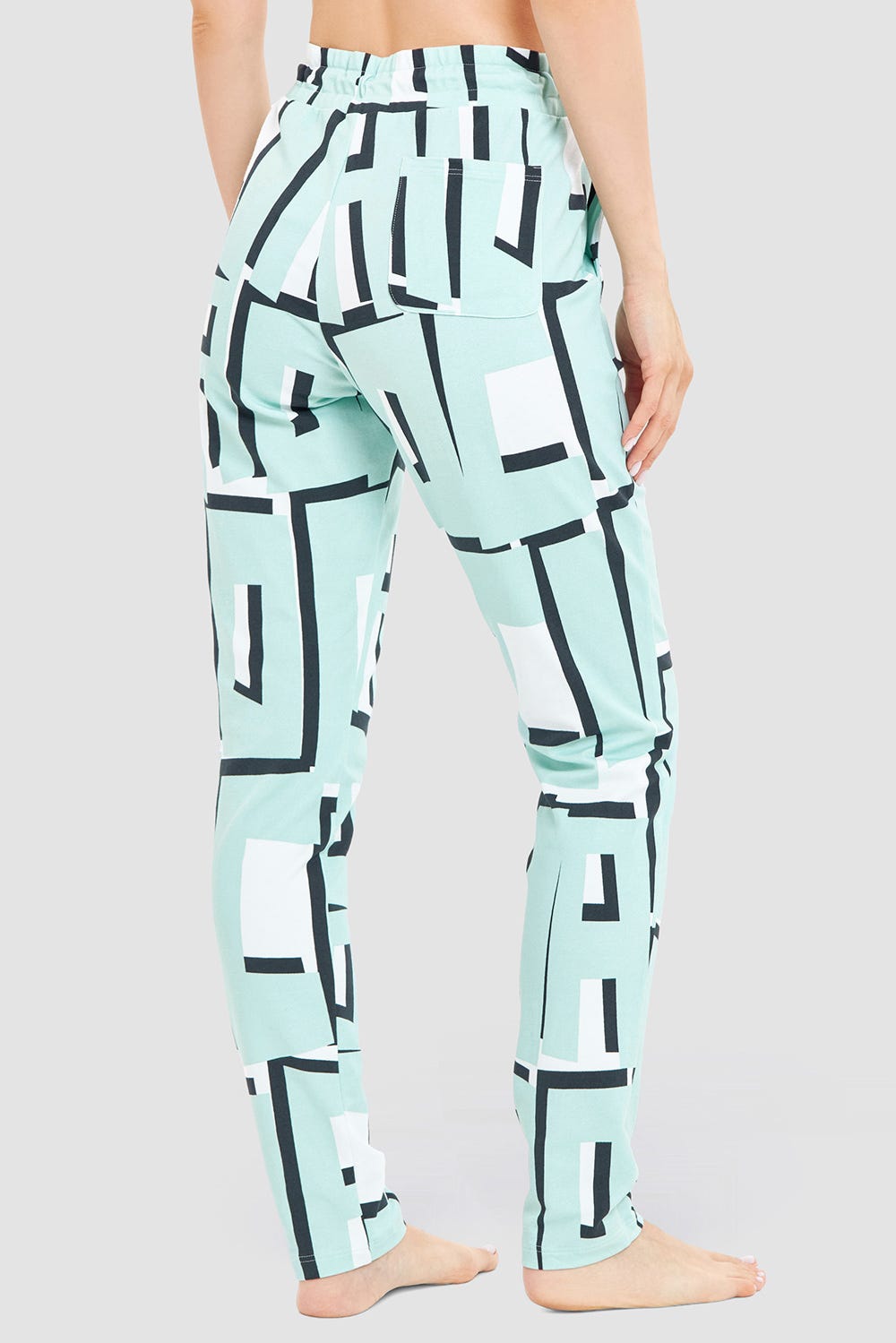 r-sch-be-happy-hose-lang-t-rkis-sweat-muster-kordelzug image 3