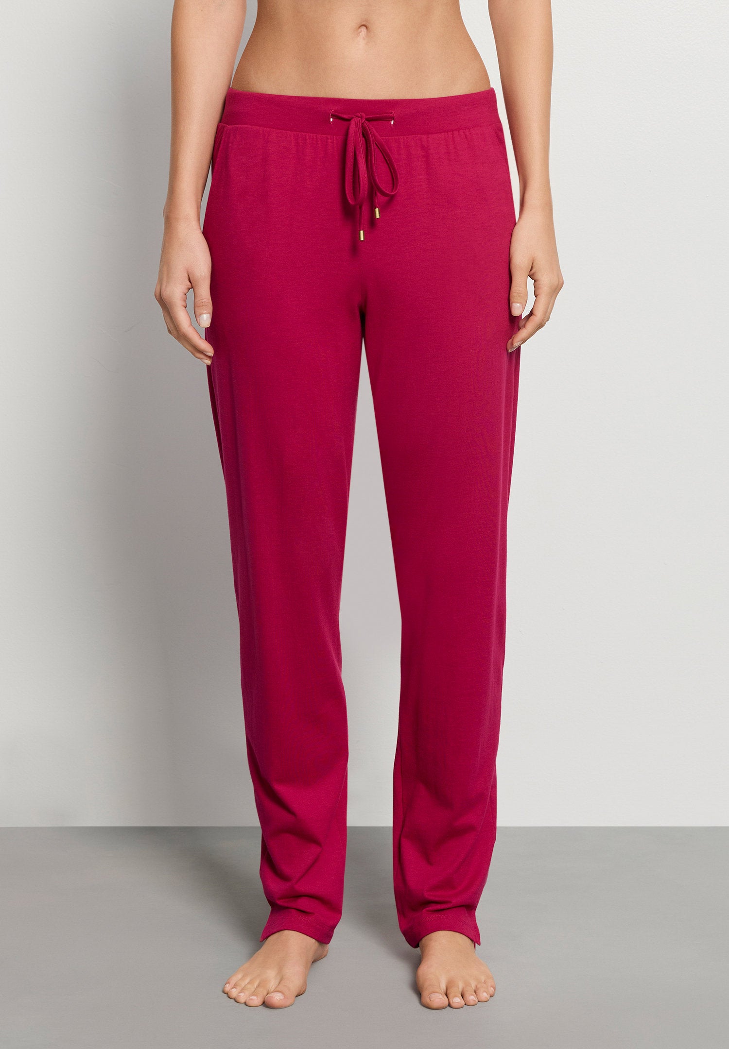 hanro-sleep-lounge-long-pants-schlafhose-light-sangria image 2