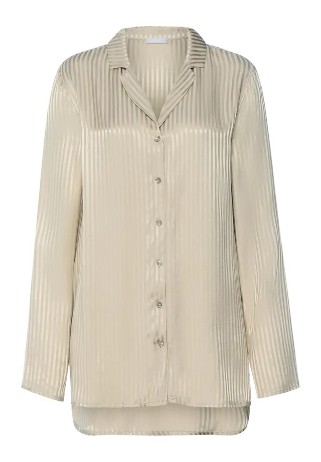 hanro-sleep-lounge-074857-bigshirt-olive-stem-viskose image 1
