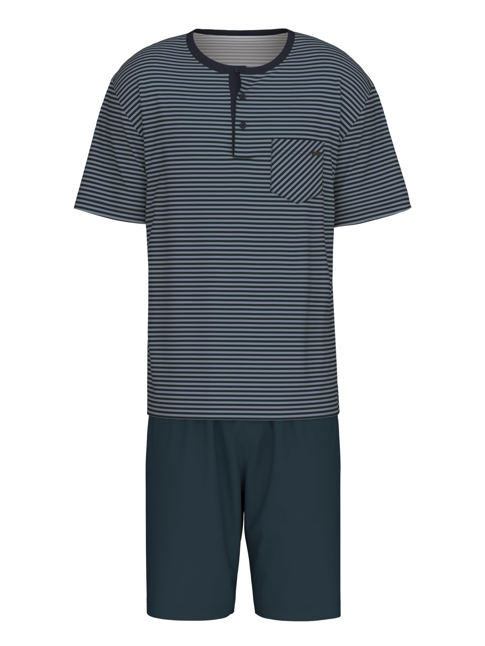 calida-relax-streamline-kurz-pyjama-herren-dark-sapphire-baumwolle image 3