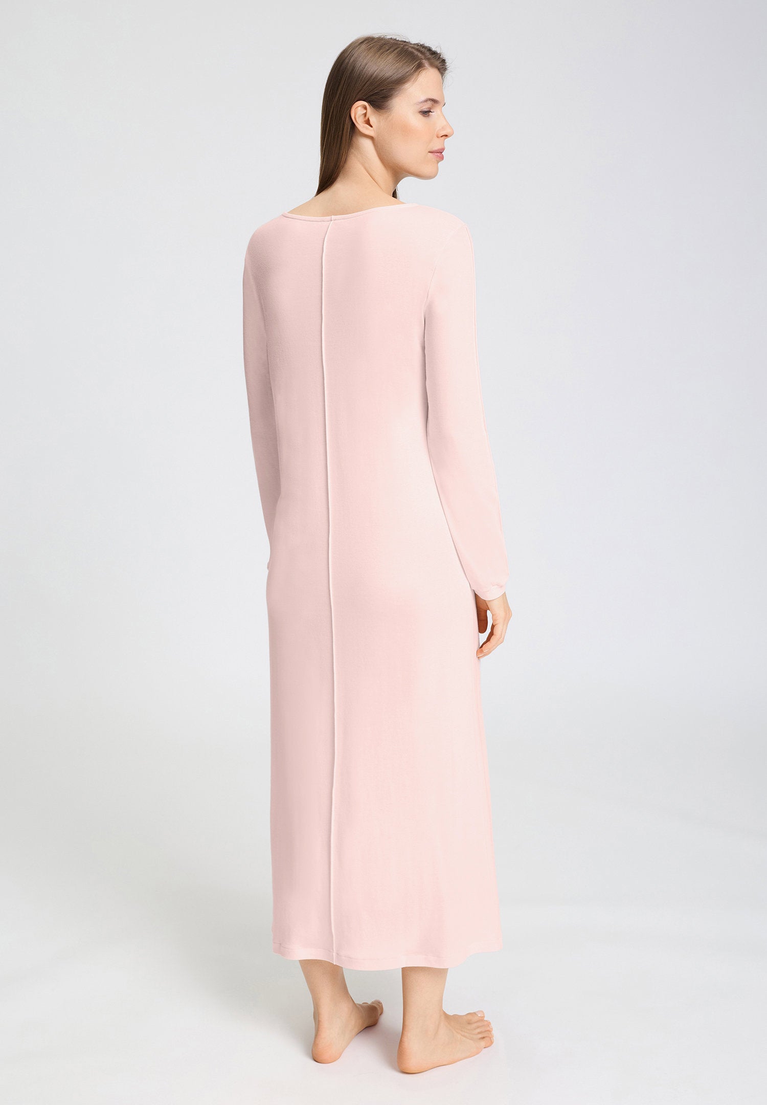 hanro-franca-nightdress-130cm-nachthemd-rosewater-baumwolle image 4