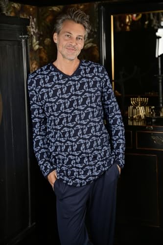 ringella-women-men-pyjama-auto-v-ausschnitt-herren image 5