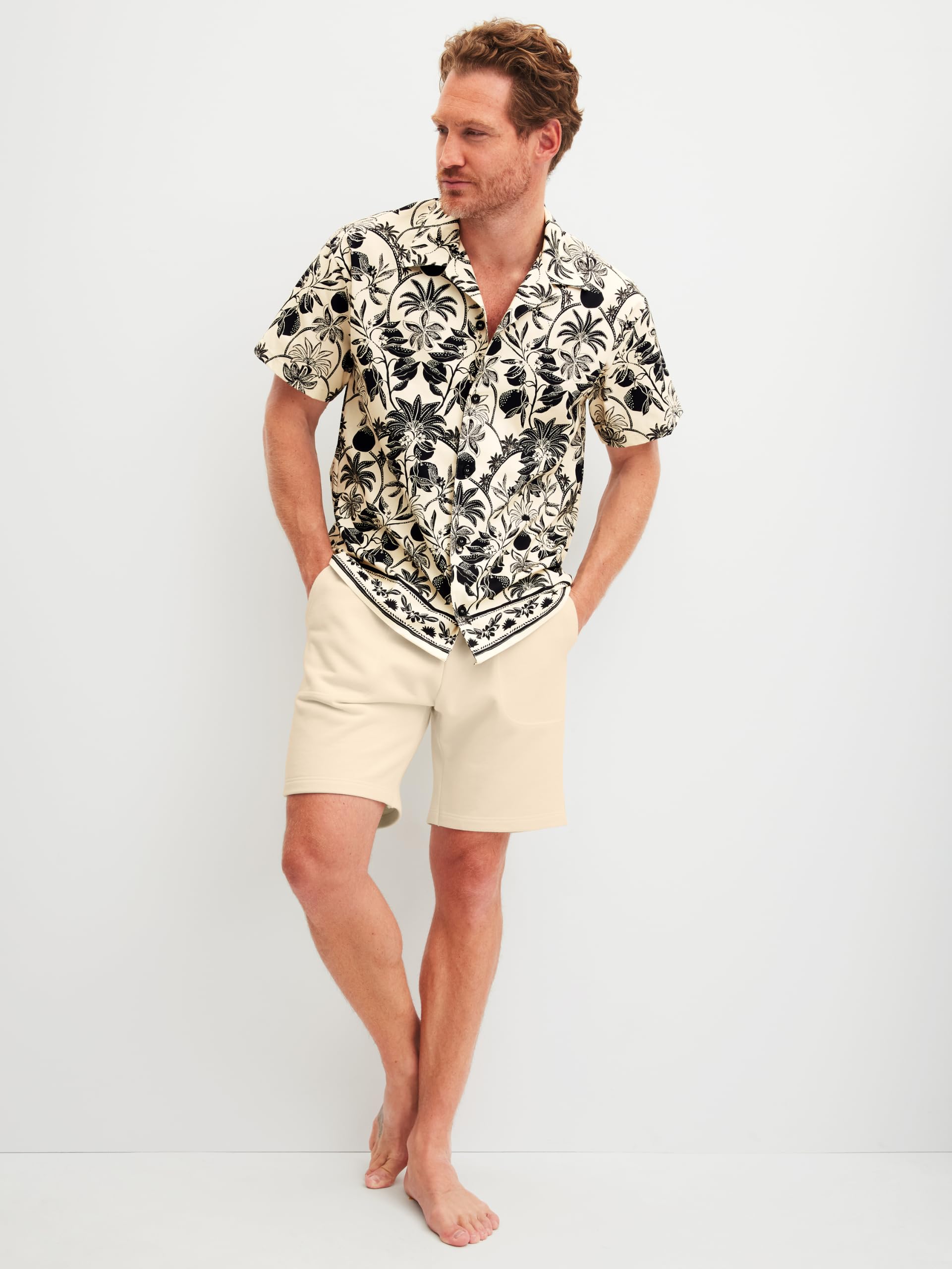 calida-remix-basic-lounge-lecce-bermudas-herren-shorts-schwarz image 5