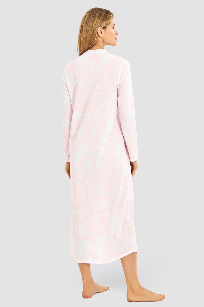 r-sch-be-happy-nachthemd-maxi-langarm-bl-tendruck-rosa image 3