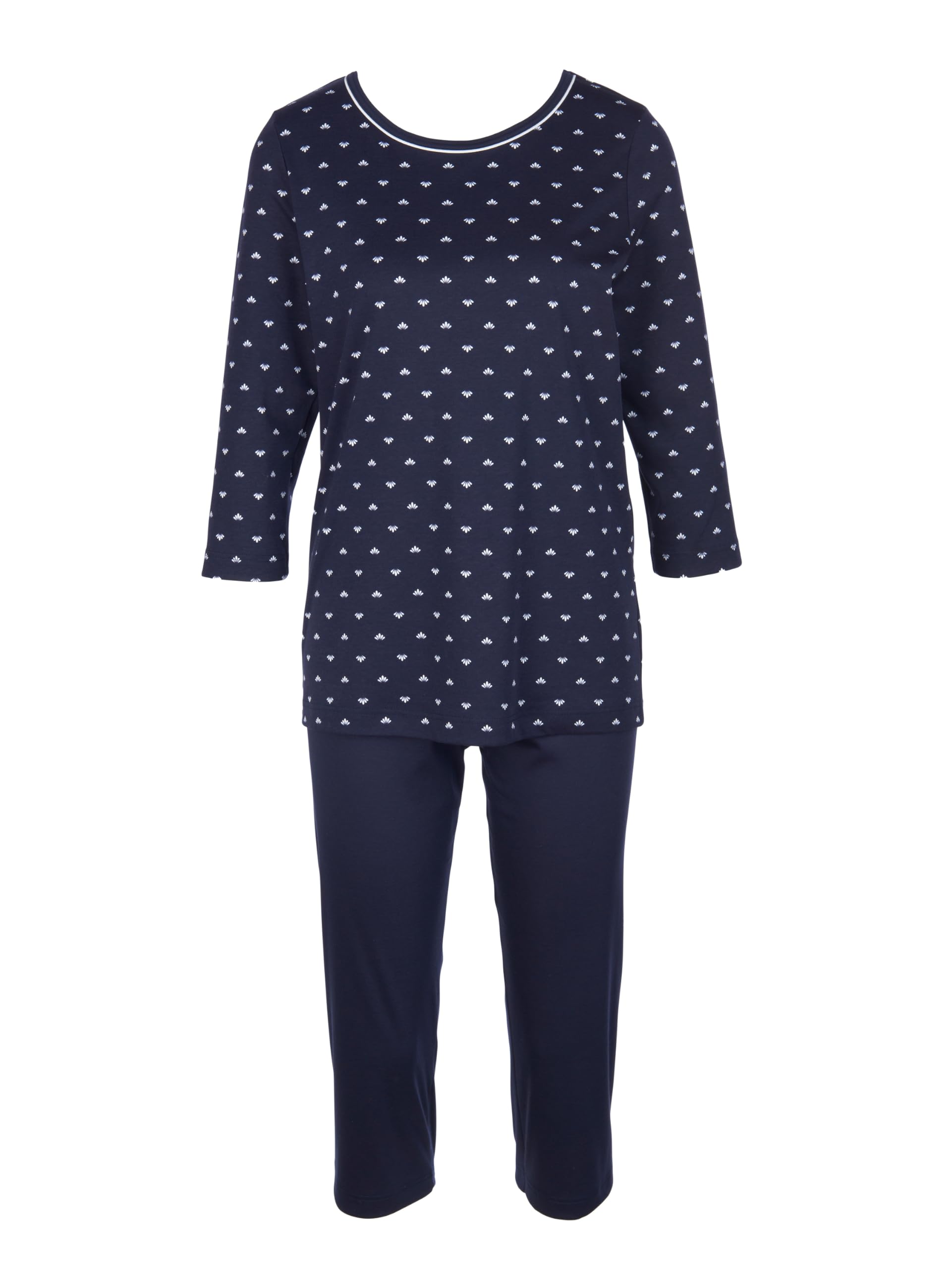 calida-night-lovers-3-4-pyjama-damen-dark-lapis-blue-48-50 image 1