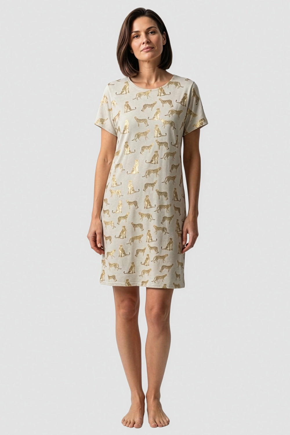 r-sch-be-happy-nachthemd-knielang-leopard-baumwolle image 1