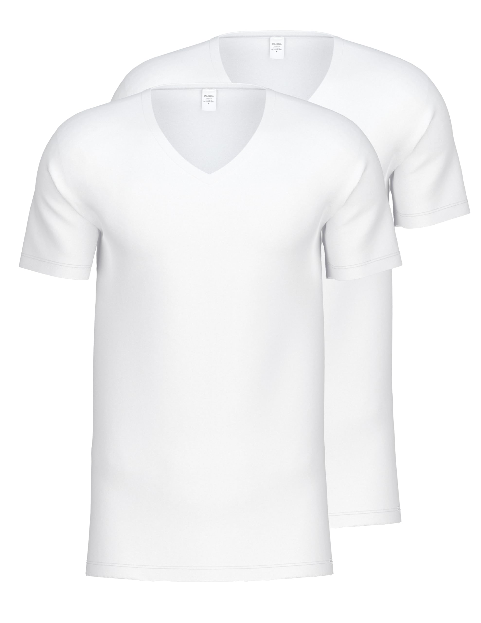 calida-natural-benefit-v-shirt-herren-gr-52-54-2er-pack-wei image 1