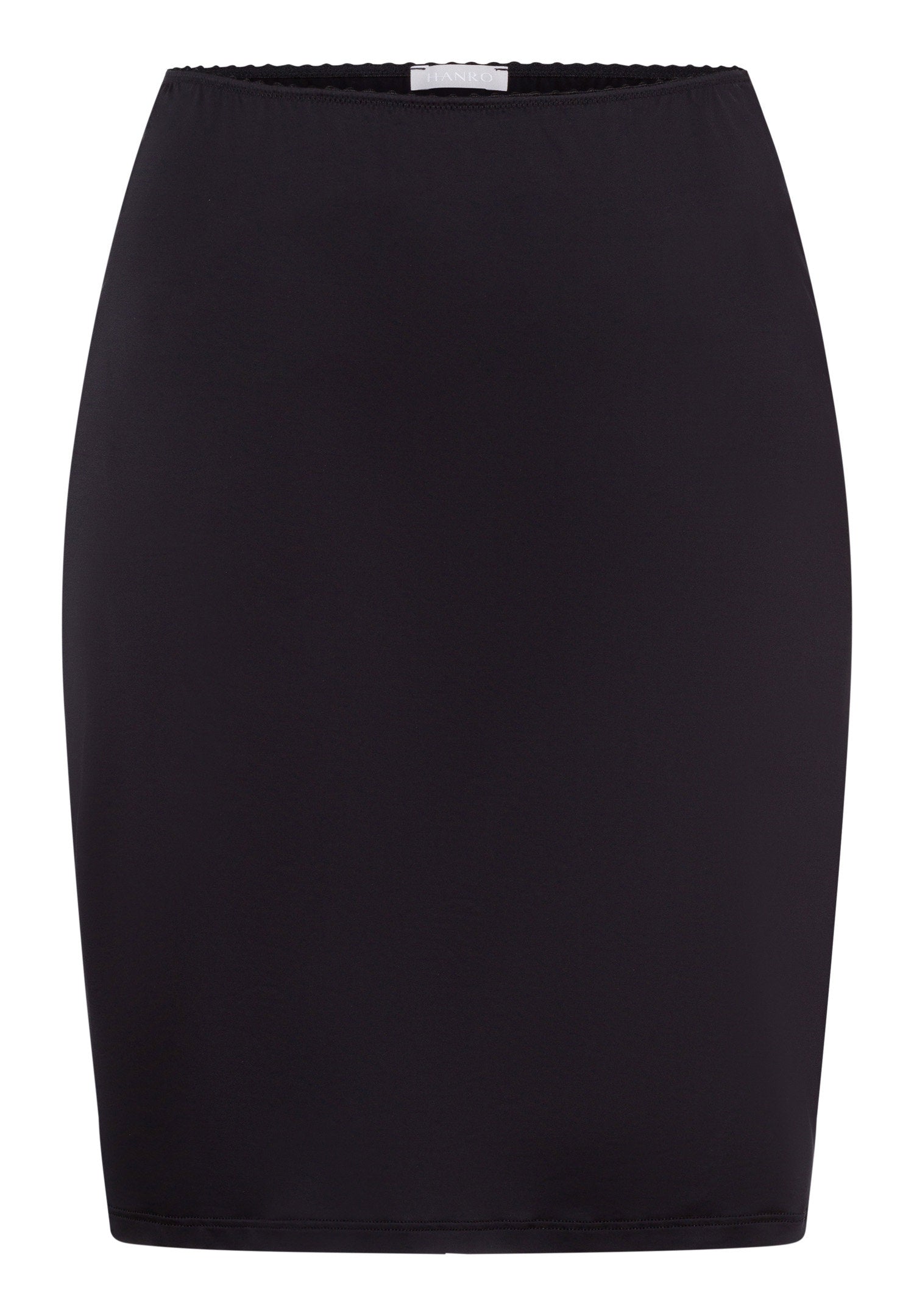 hanro-satin-deluxe-unterrock-schwarz-viskose-halbslip image 1