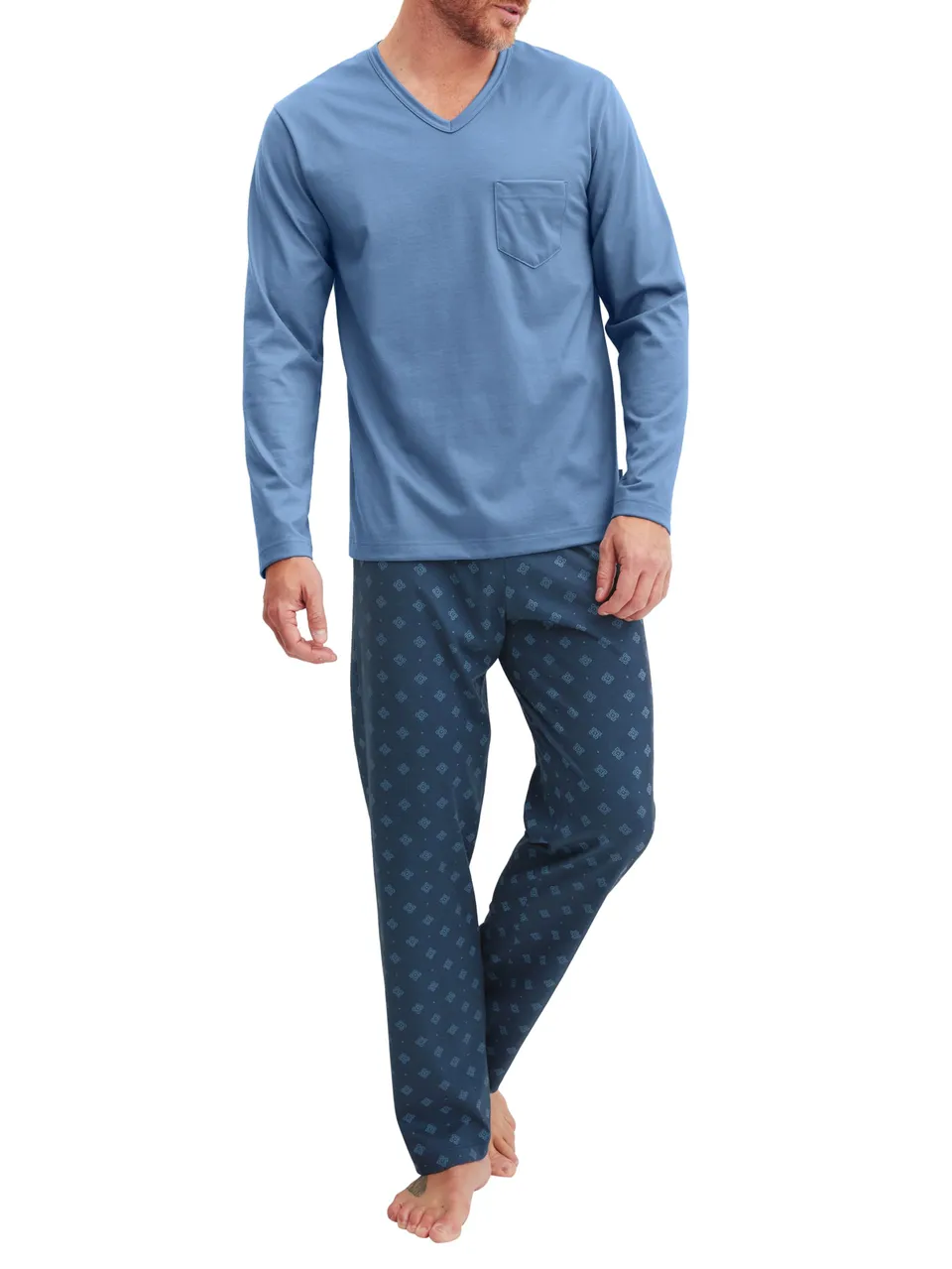 calida-favourites-sleep-herren-pyjama-kurz-gr-e-50-baumwolle image 1