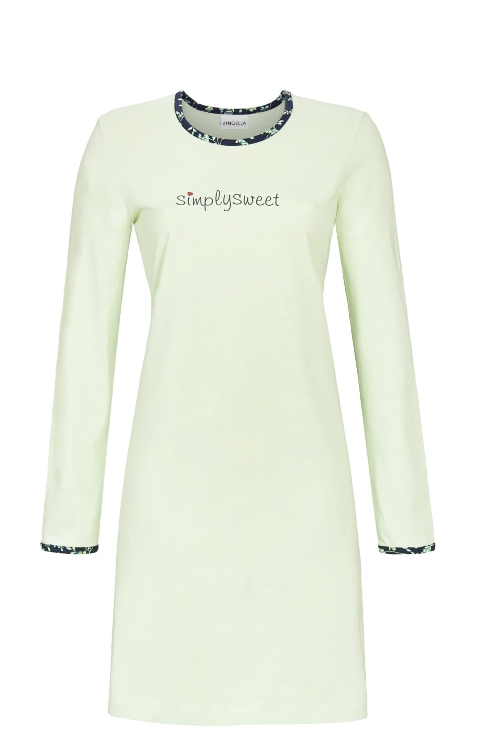 ringella-women-nachthemd-langarm-green-tea-baumwolle-gr-42 image 1