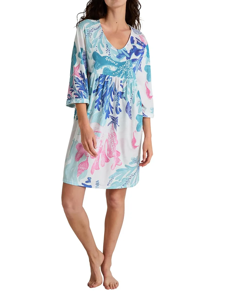 calida-favourites-sleep-kurzarm-nachthemd-damen-carnation-pink image 1