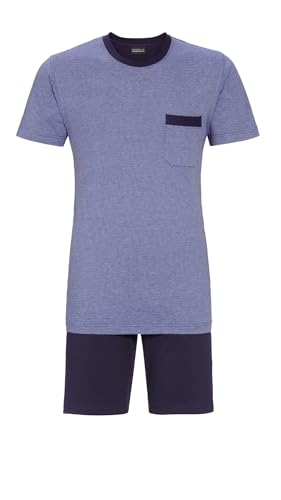 ringella-women-men-herren-shorty-coolmax-rundhals-ringel-navy image 3