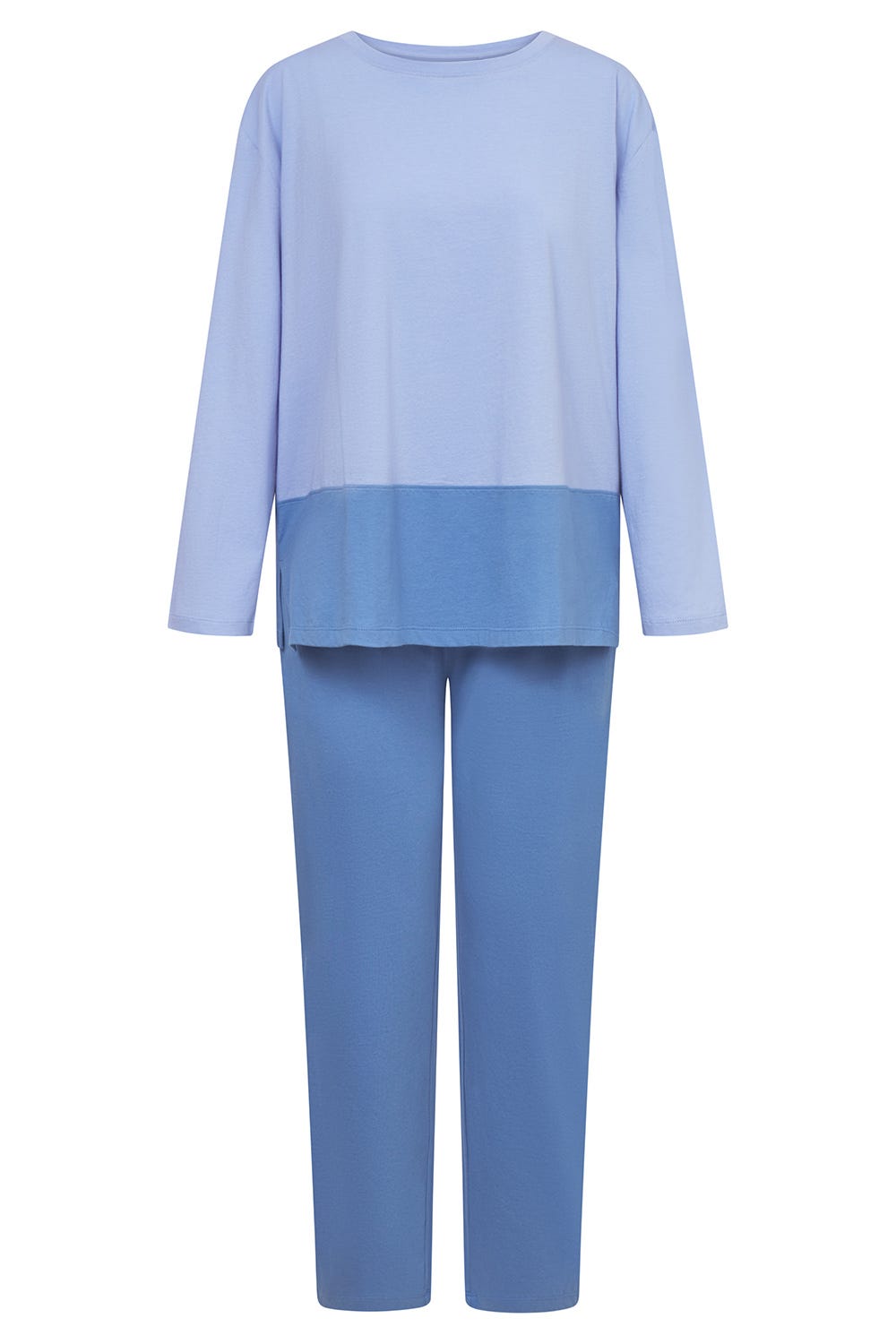 r-sch-be-happy-7-8-pyjama-damen-colourblocking-blau image 2