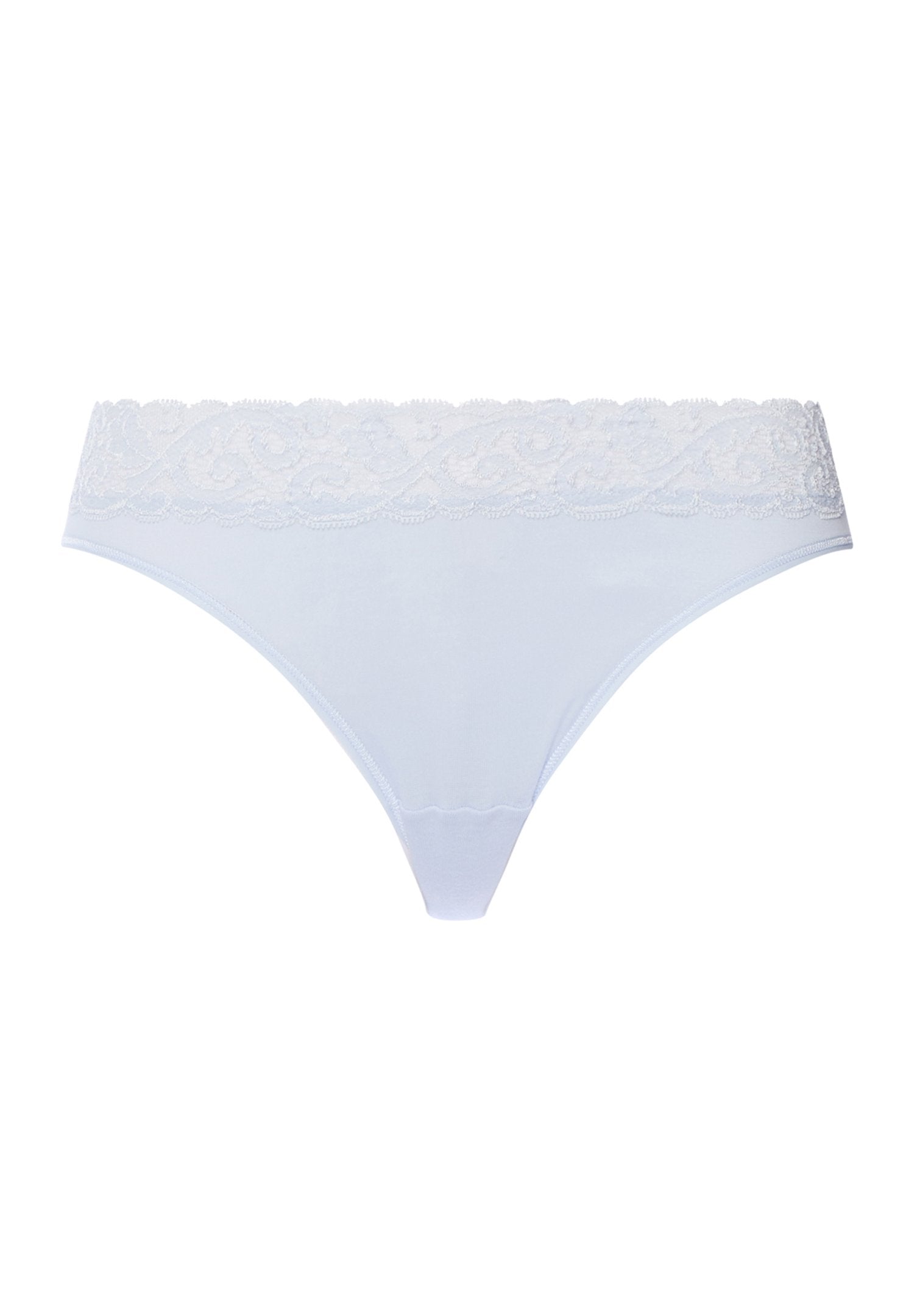 hanro-moments-071481-mini-slip-blue-dove-baumwolle-spitze image 1