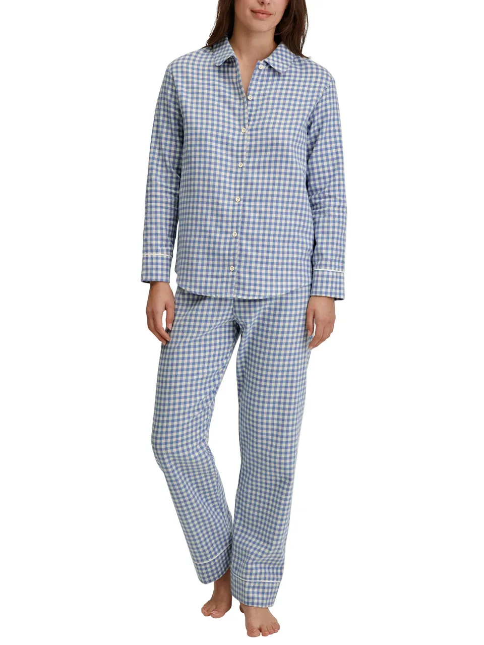 calida-flannel-dreams-flanell-pyjama-pearl-blue-44-46 image 1