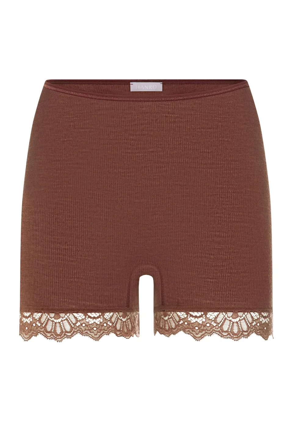 hanro-woolen-lace-panty-slip-zimt-merinowolle-spitze image 1