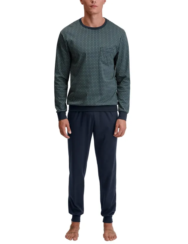 calida-relax-essentials-comfy-pyjamaset-herren-gr-52-54-baumwolle image 1