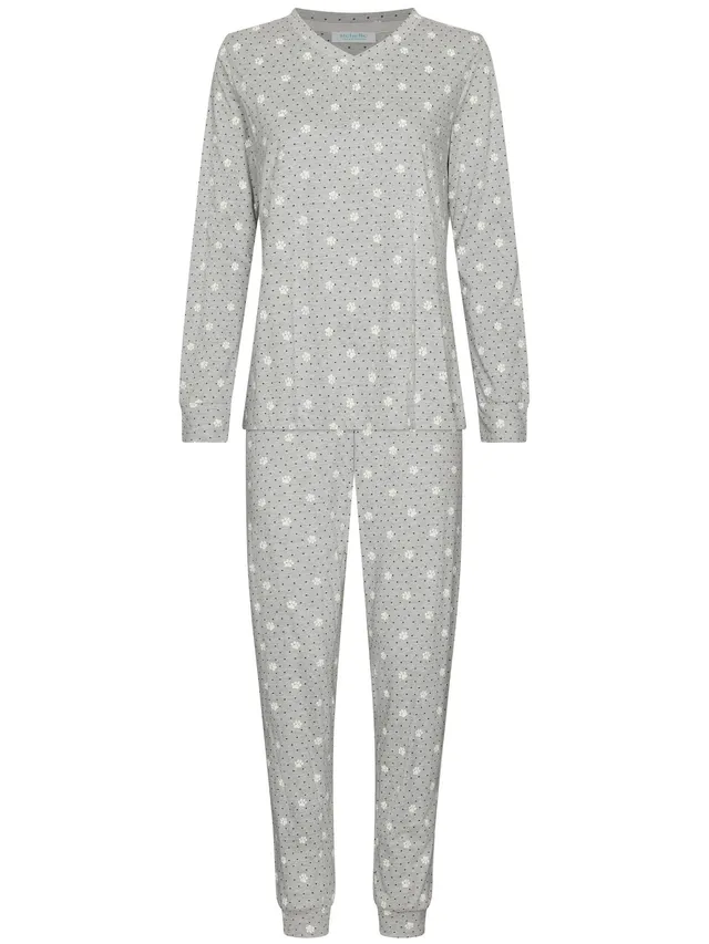 myrebelle-furry-friend-pyjama-grau-pfoten-bio-baumwolle image 1