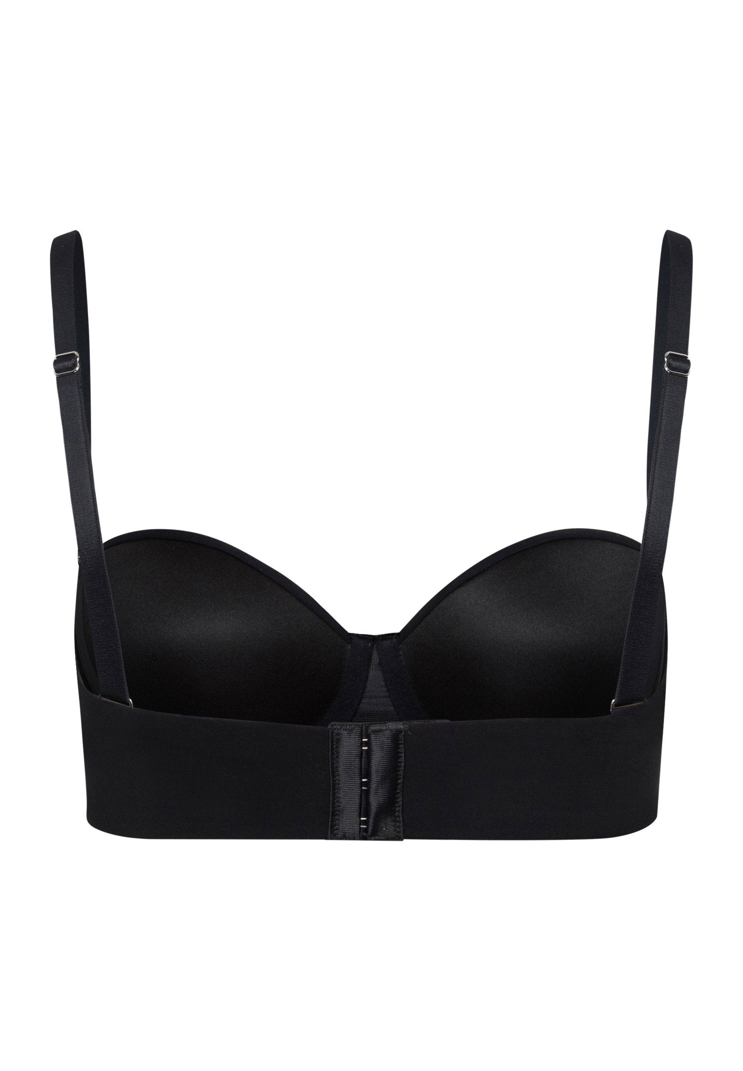 hanro-allure-padded-bandeau-bra-bh-schwarz-b-gel image 3