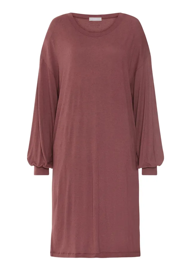hanro-natural-wear-kleid-078920-apple-butter-mit-kaschmir image 1