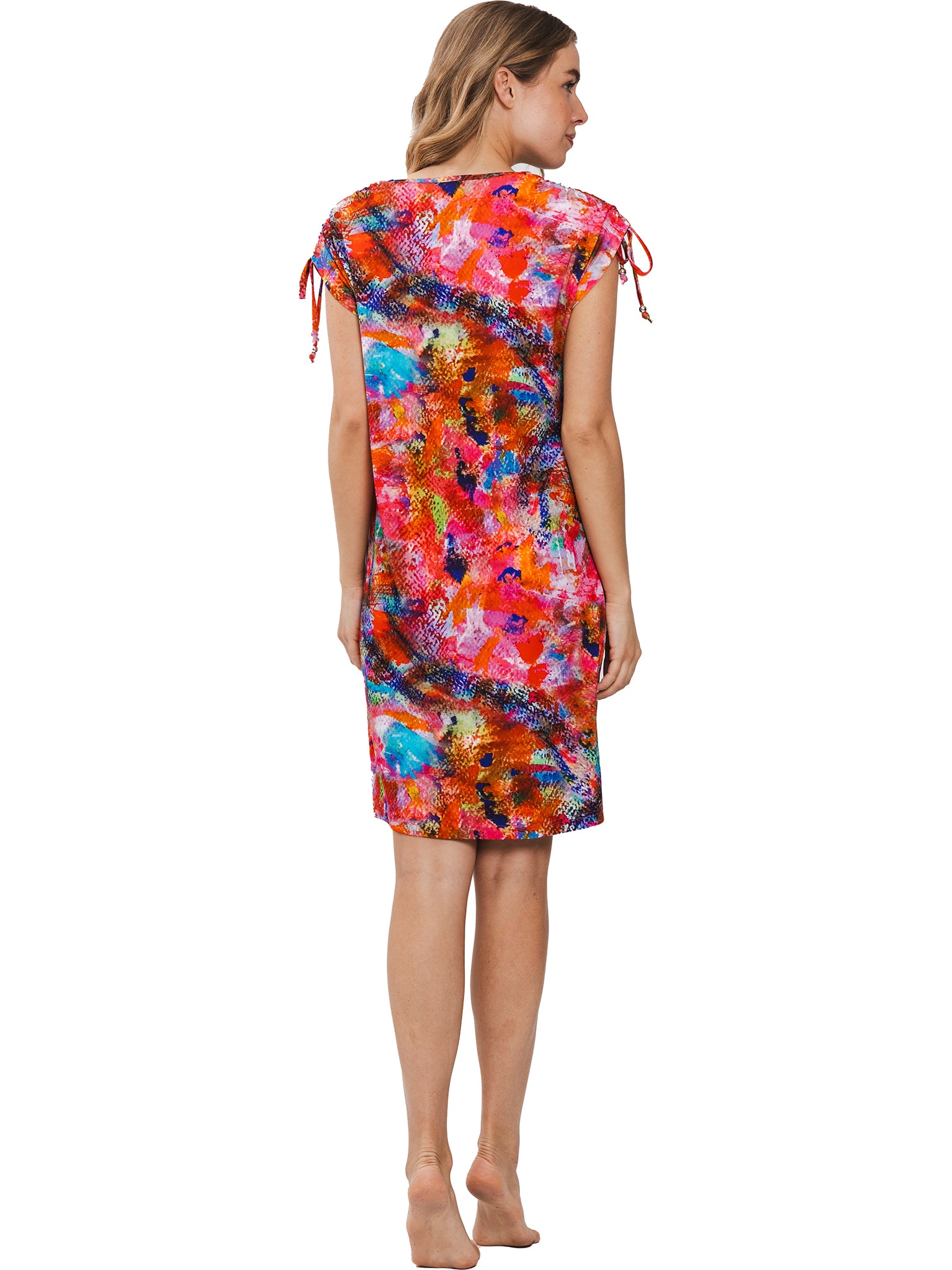 pastunette-arty-strandkleid-rosa-mit-print-viskose image 3