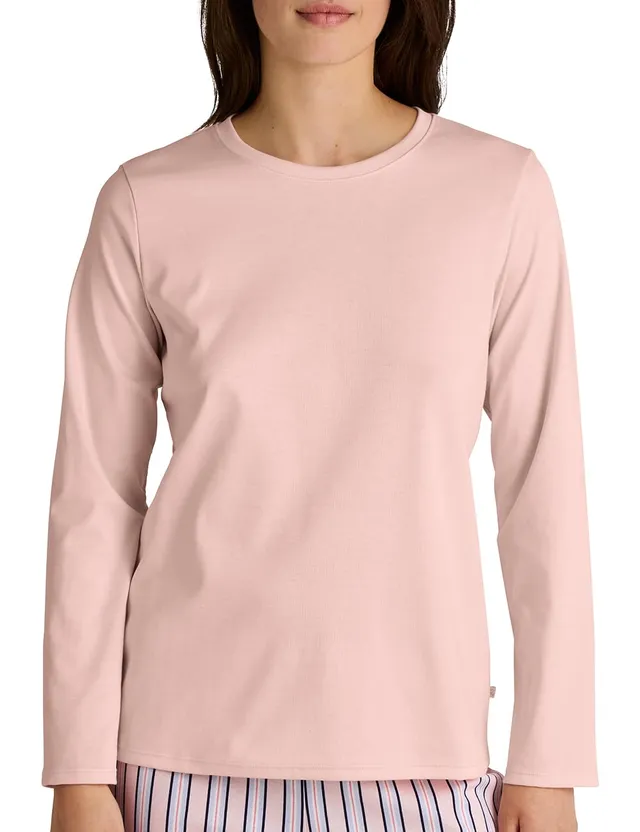calida-favourites-langarmshirt-damen-v-neck-supima-baumwolle image 1