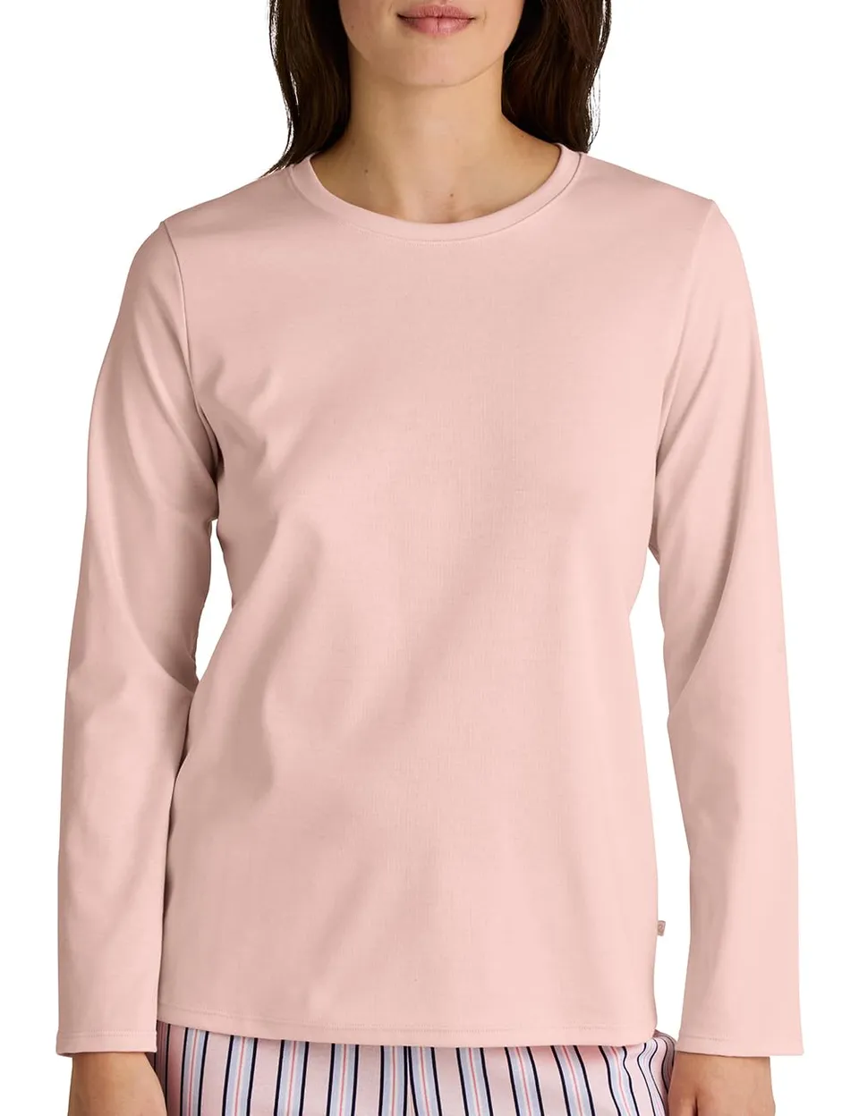 calida-favourites-langarmshirt-damen-v-neck-supima-baumwolle image 1