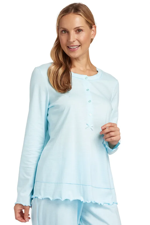r-sch-be-happy-shirt-langarm-grau-pure-cotton-knopfleiste image 1