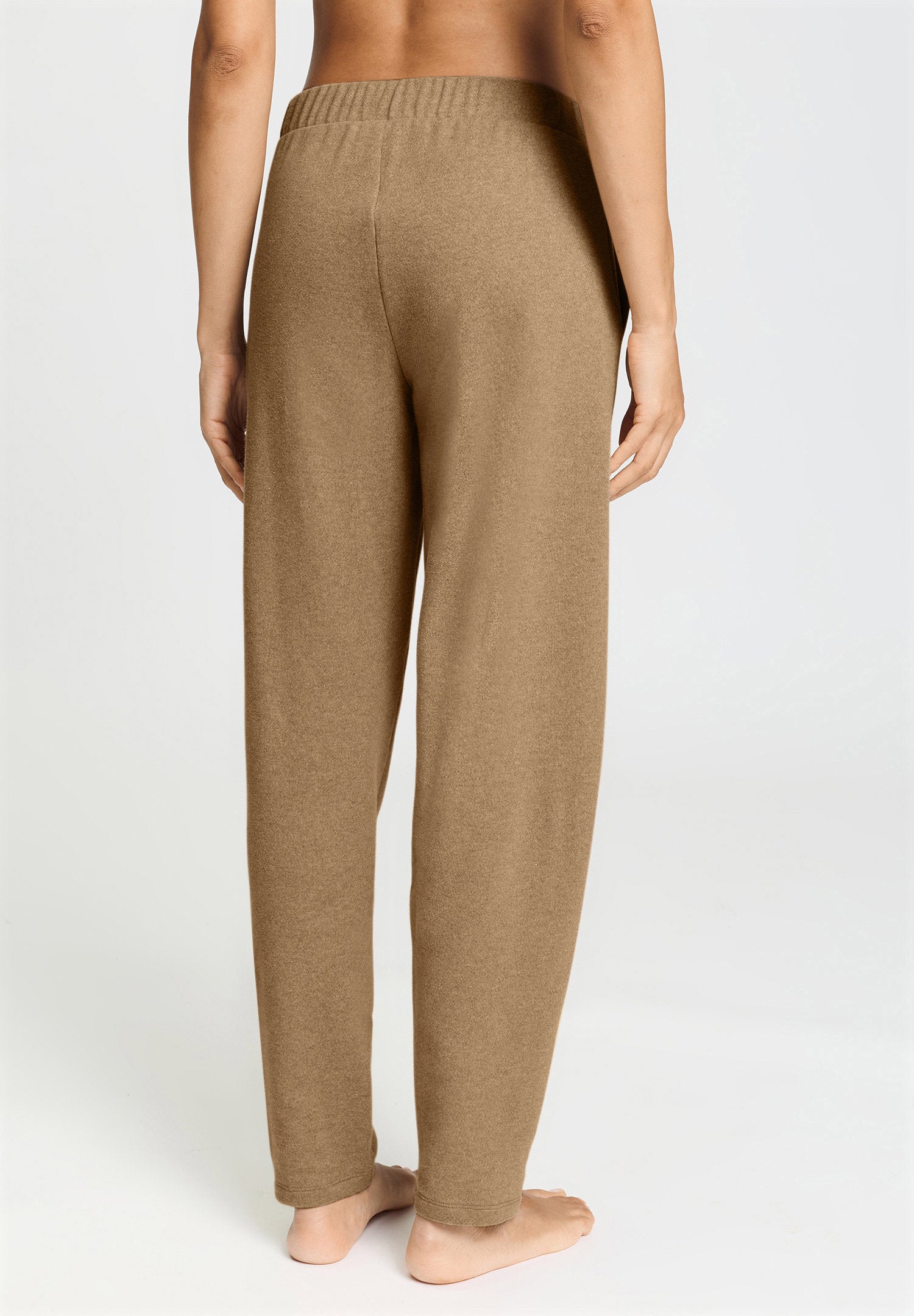hanro-easy-wear-long-pants-loungehose-desert-clay-baumwolle image 4
