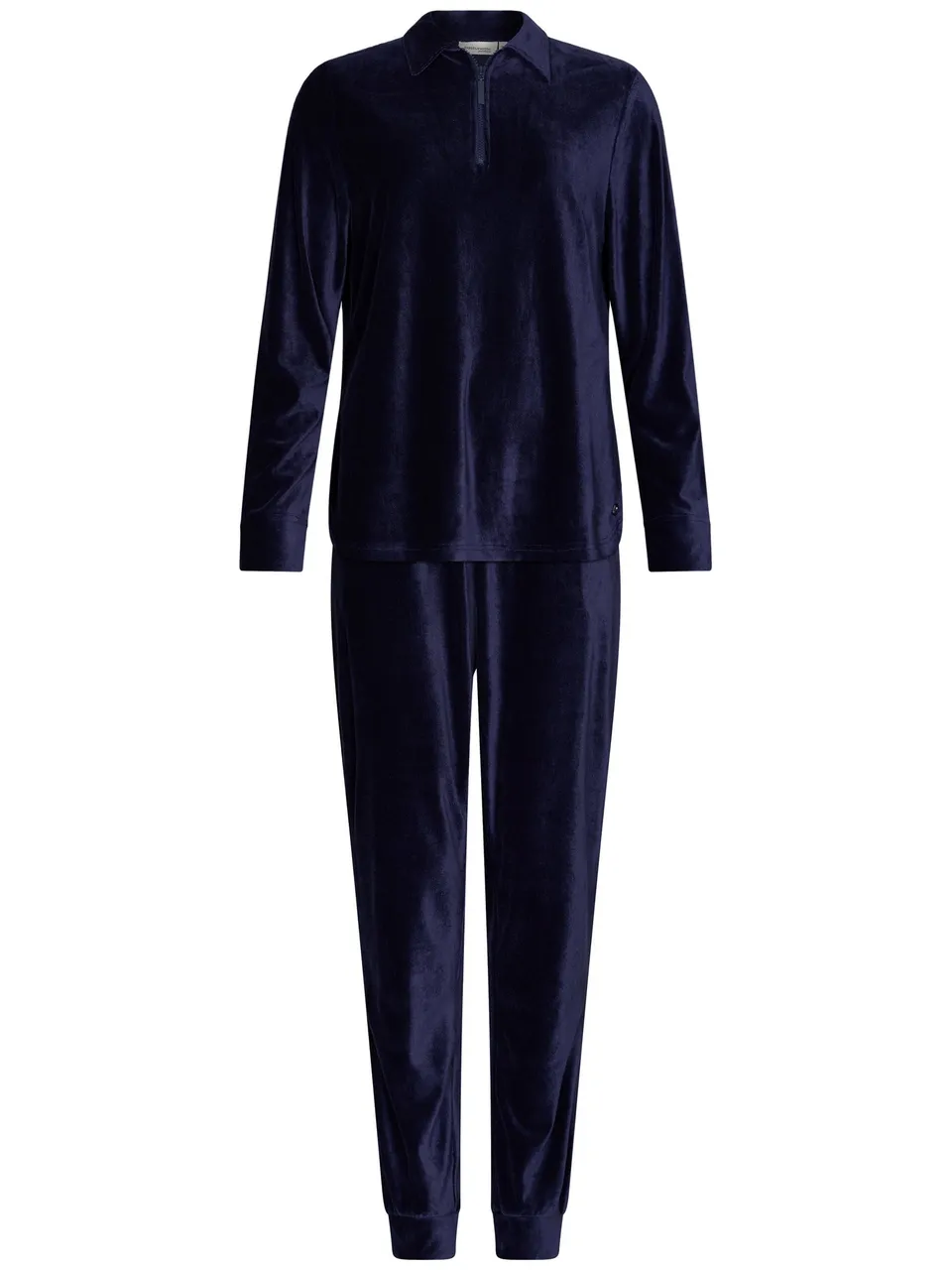 pastunette-premium-midnight-hausanzug-dunkelblau-velours image 1