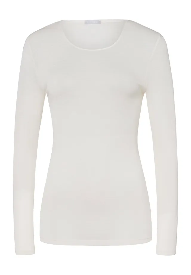 hanro-woolen-silk-langarmshirt-damen-cygne-wolle-seide image 1