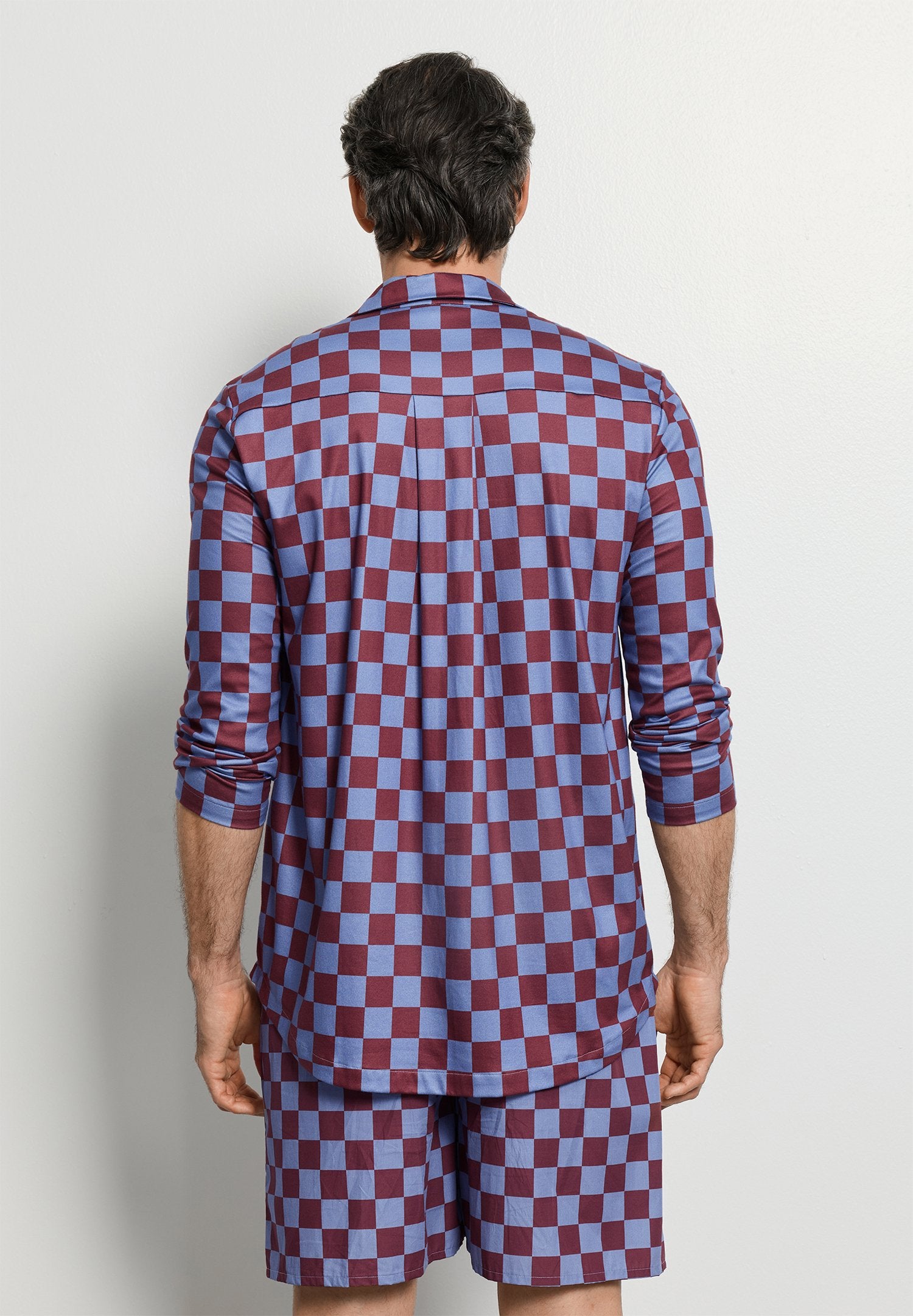 hanro-arthur-arbesser-shirt-chess-print-baumwolle image 7