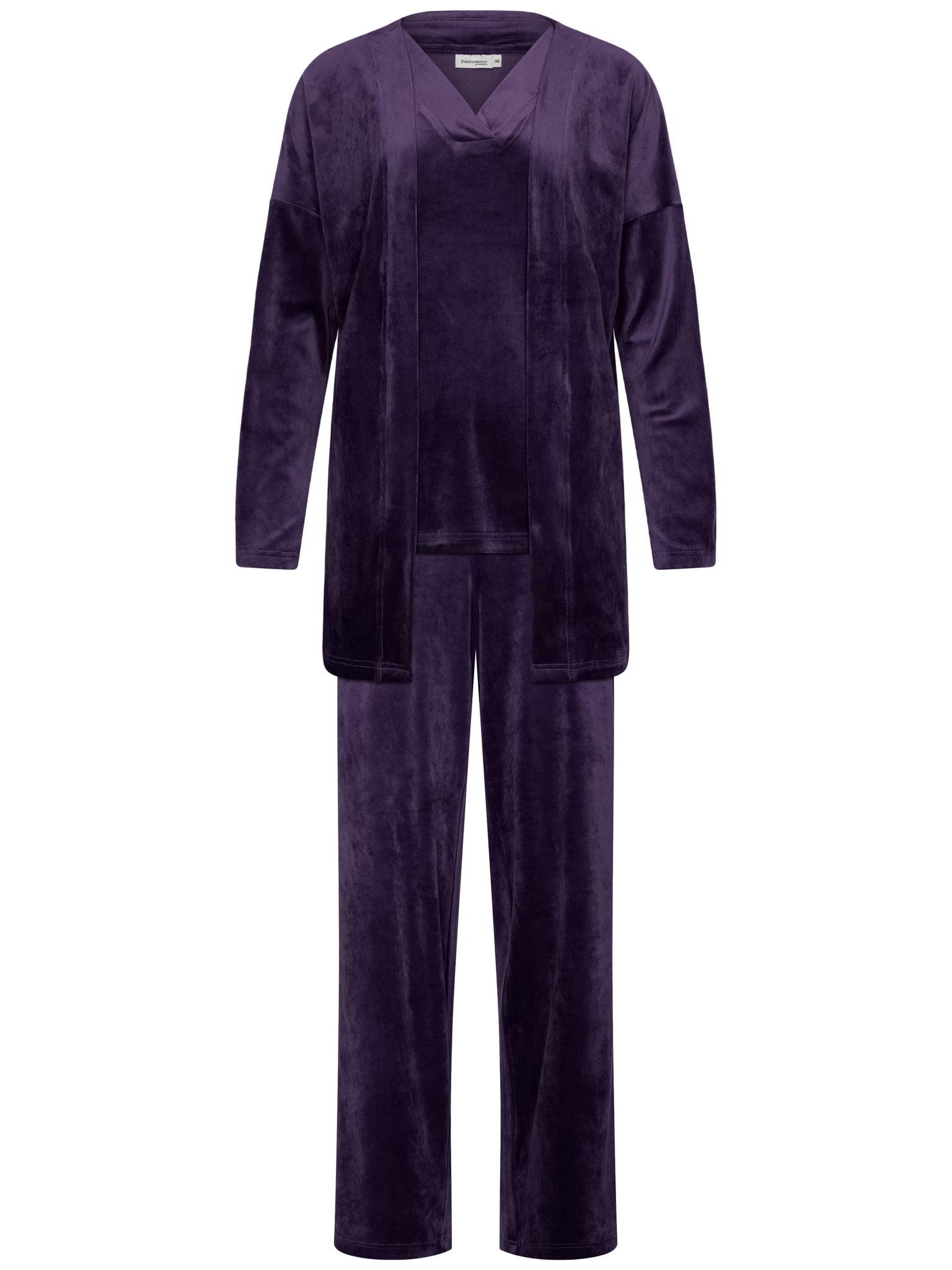 pastunette-premium-dark-orchid-hausanzug-lila-3-teilig image 1