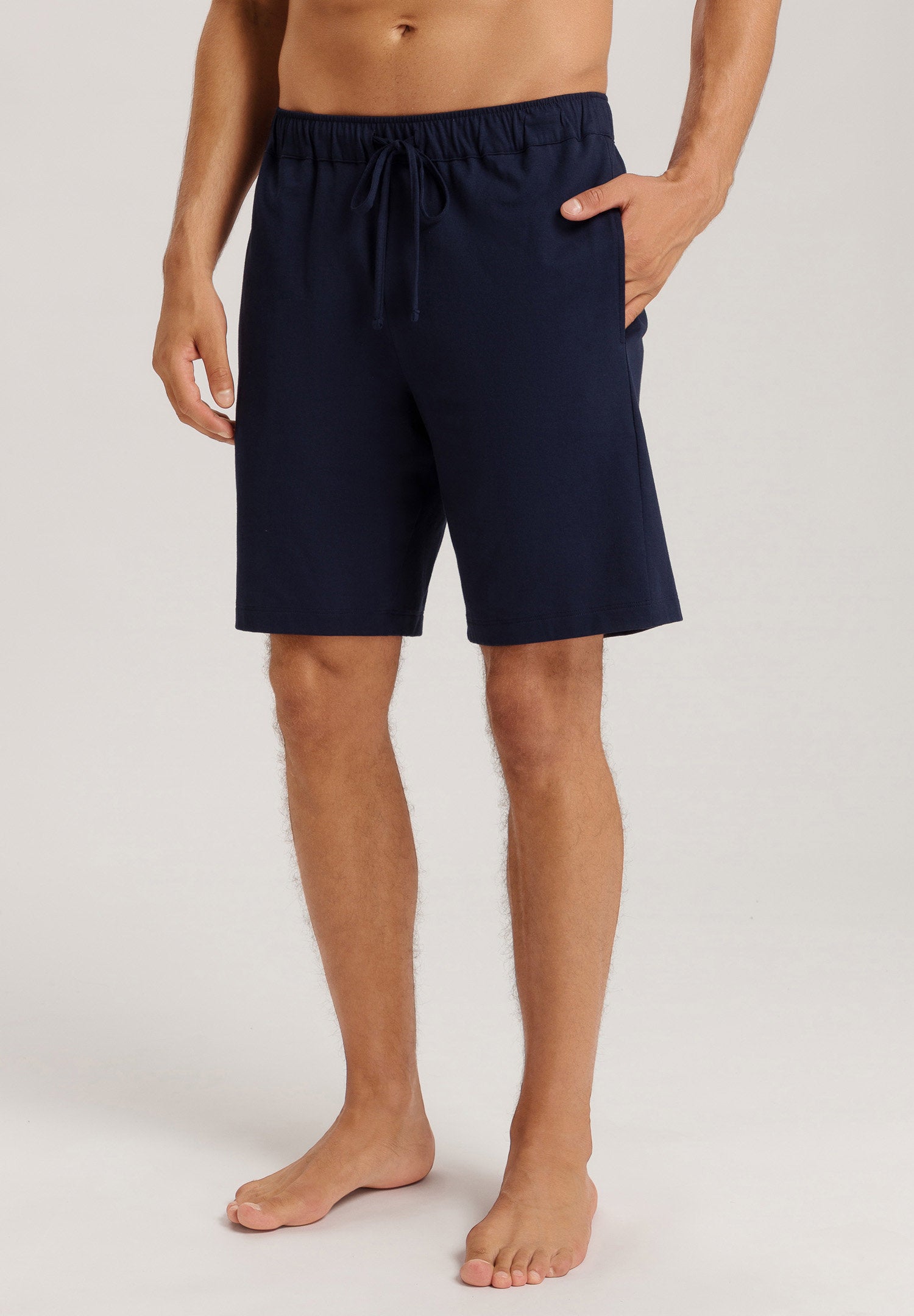 hanro-night-and-day-short-pants-herren-deep-navy-baumwolle image 2