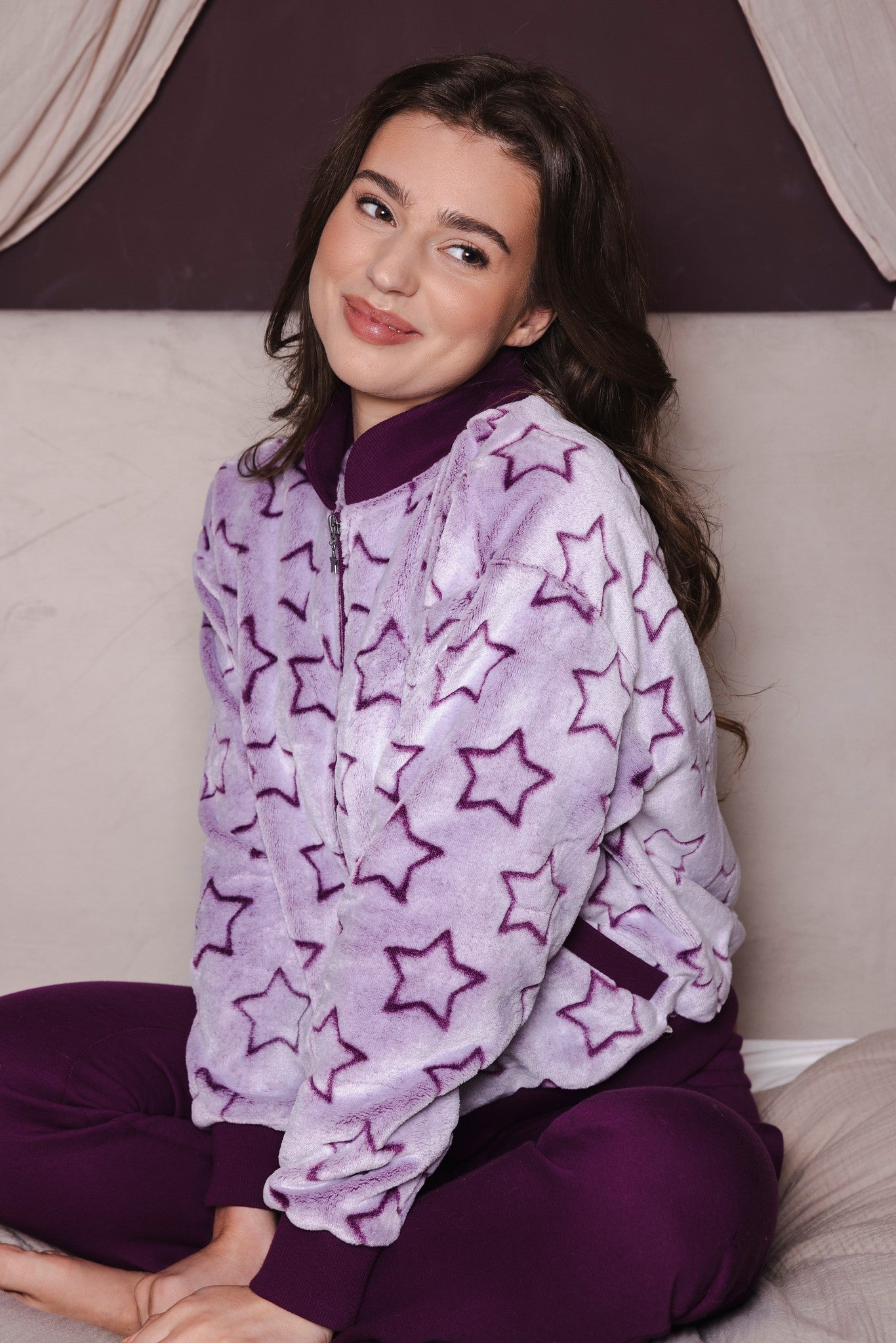 myrebelle-starlight-magic-hausanzug-blau-teddy-fleece-set image 2