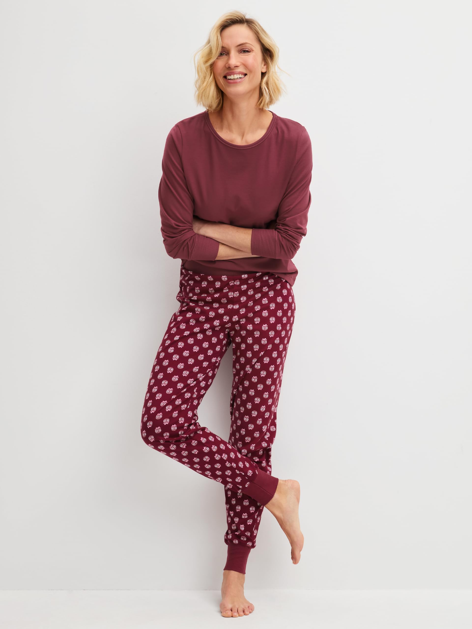 calida-favourites-sleep-damen-schlafhose-pj-party-m-m-baumwolle image 5