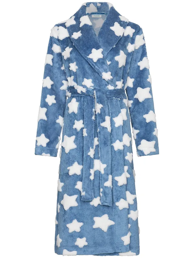 myrebelle-starry-nights-morgenmantel-sterne-blau image 1