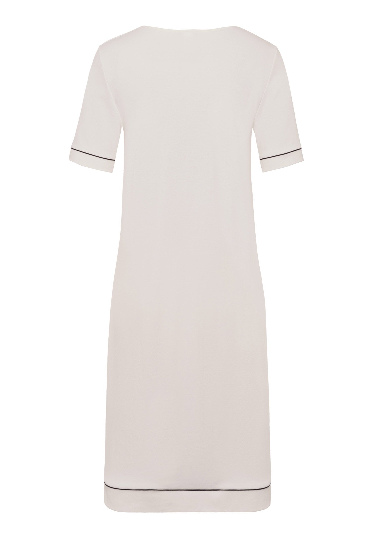 hanro-natural-comfort-nachthemd-almond-kurzarm-tencel image 3