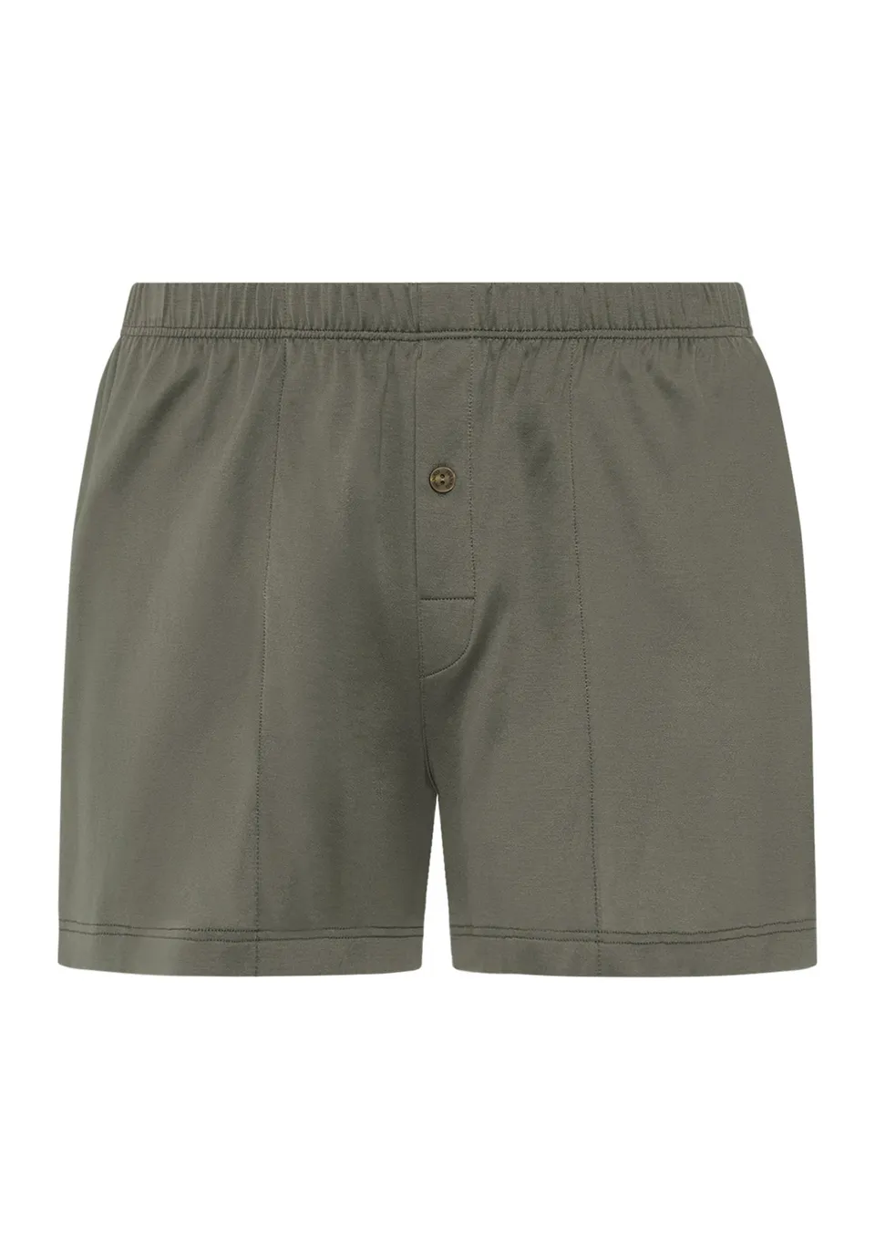 hanro-cotton-sporty-boxer-smokey-olive-herren-baumwolle image 1