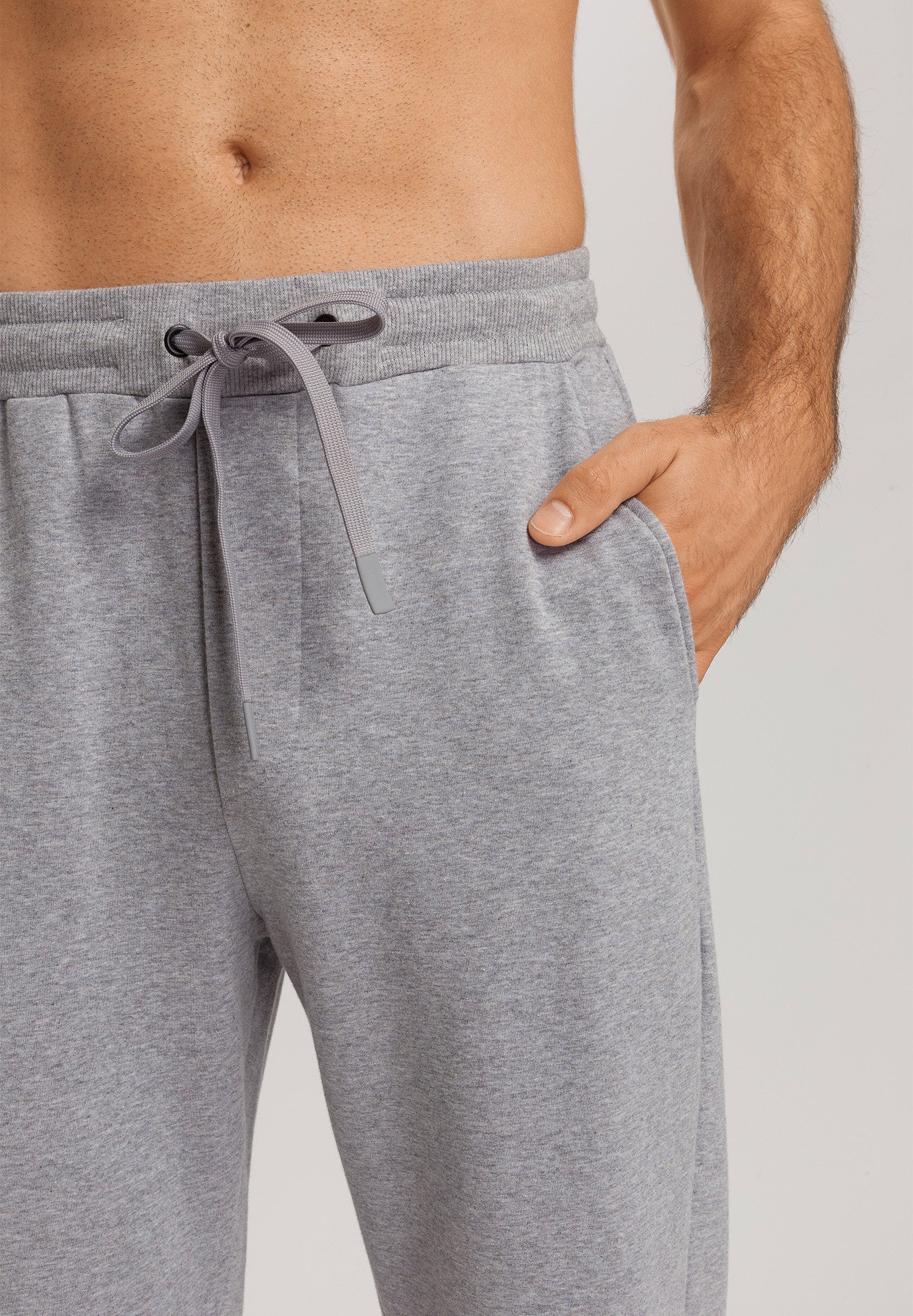 hanro-natural-living-lange-hose-grey-melange-bio-baumwolle-xl image 6
