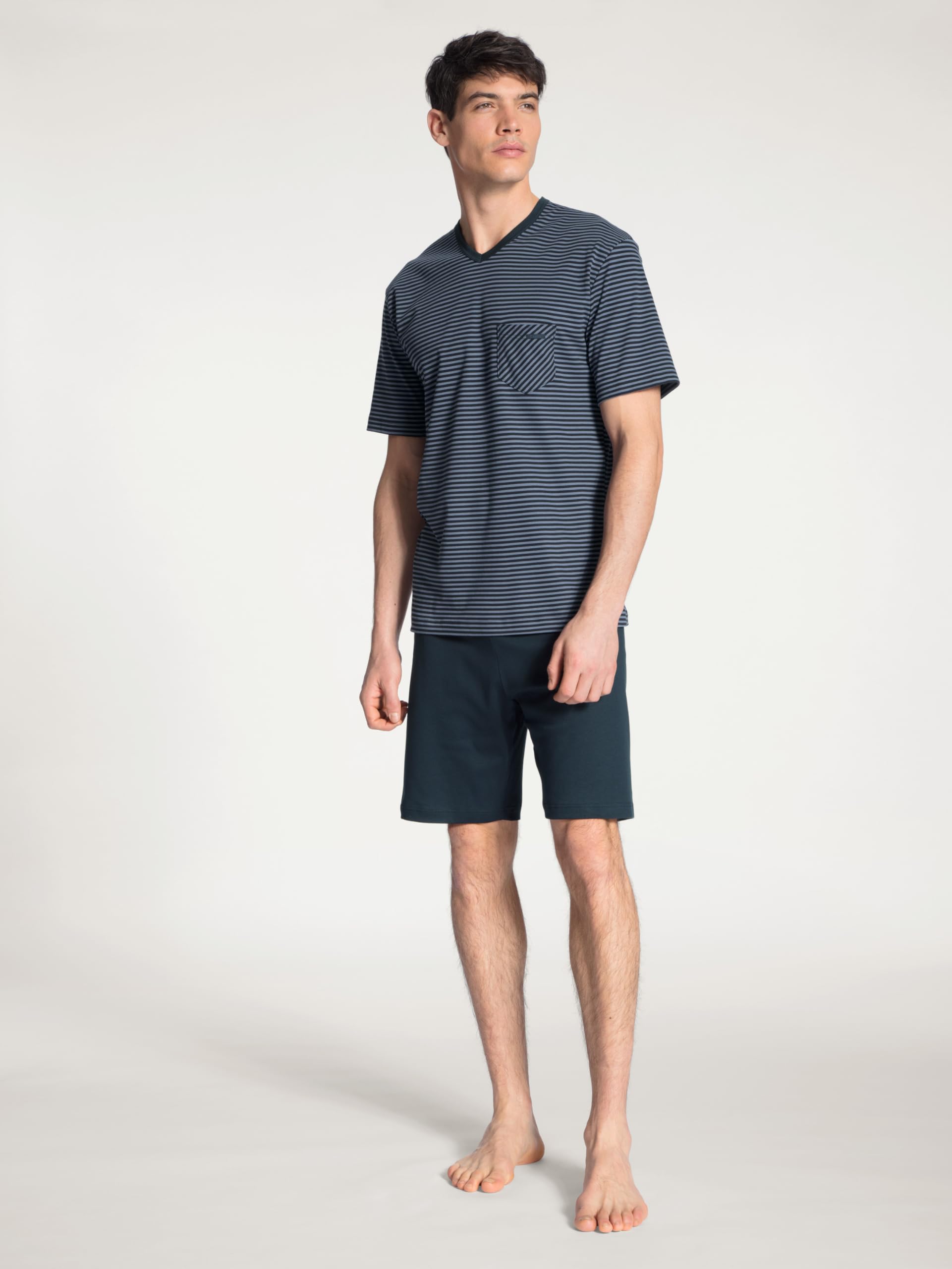 calida-relax-streamline-kurz-pyjama-herren-baumwolle image 2