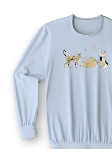 calida-favourites-sleep-kids-kitty-pyjamaset-harmony-blue-128 image 5