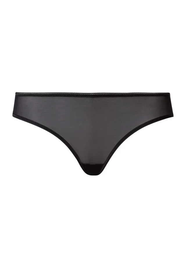 hanro-smooth-illusion-minislip-schwarz-transparent-t-ll image 1