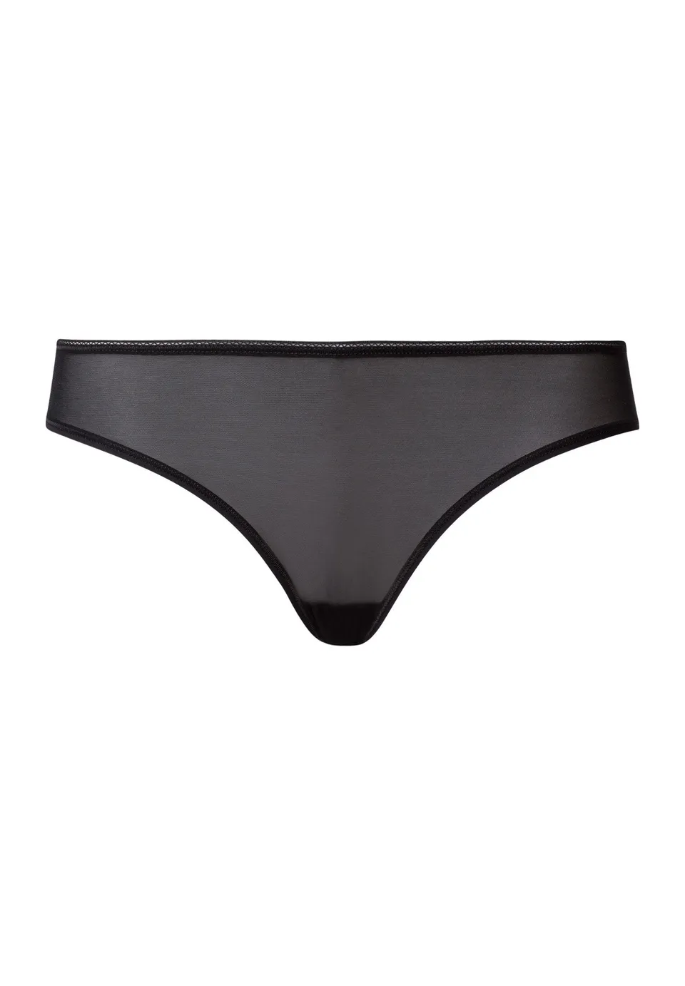 hanro-smooth-illusion-minislip-schwarz-transparent-t-ll image 1