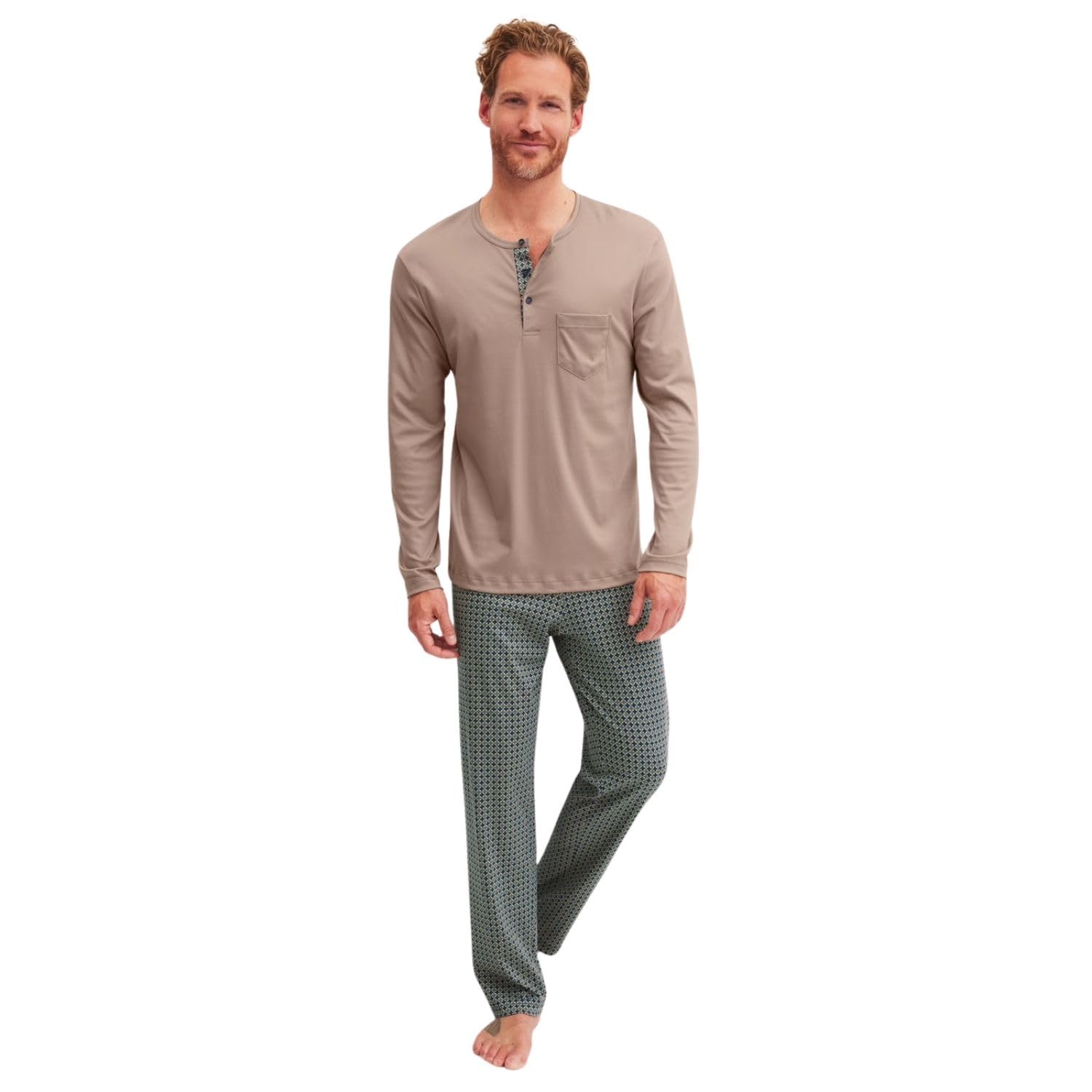 calida-relax-choice-pyjama-herren-gr-e-50-baumwolle image 5