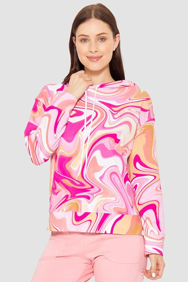 r-sch-be-happy-sweatshirt-langarm-hoodie-pink-sixties image 1